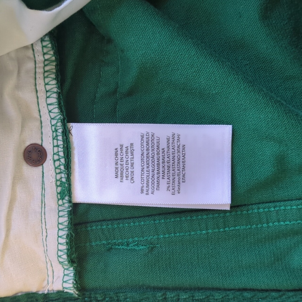 Polo Ralph Lauren Green Corduroy Pants Size 16 - Picture 6 of 6